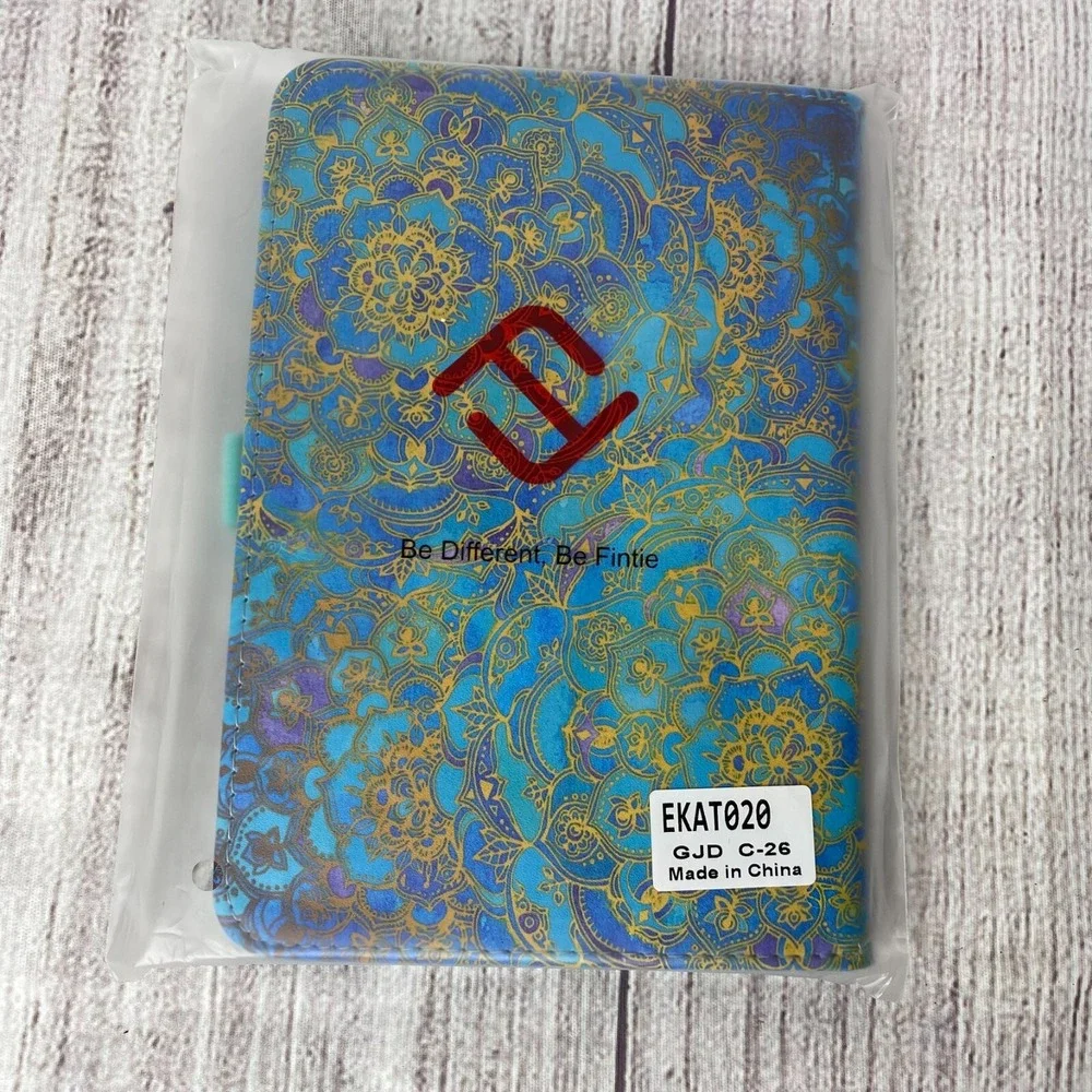 Folio Case Amazon Fire 7 12th Generation 2022 Faux Leather‎ Foldable Stand Cover